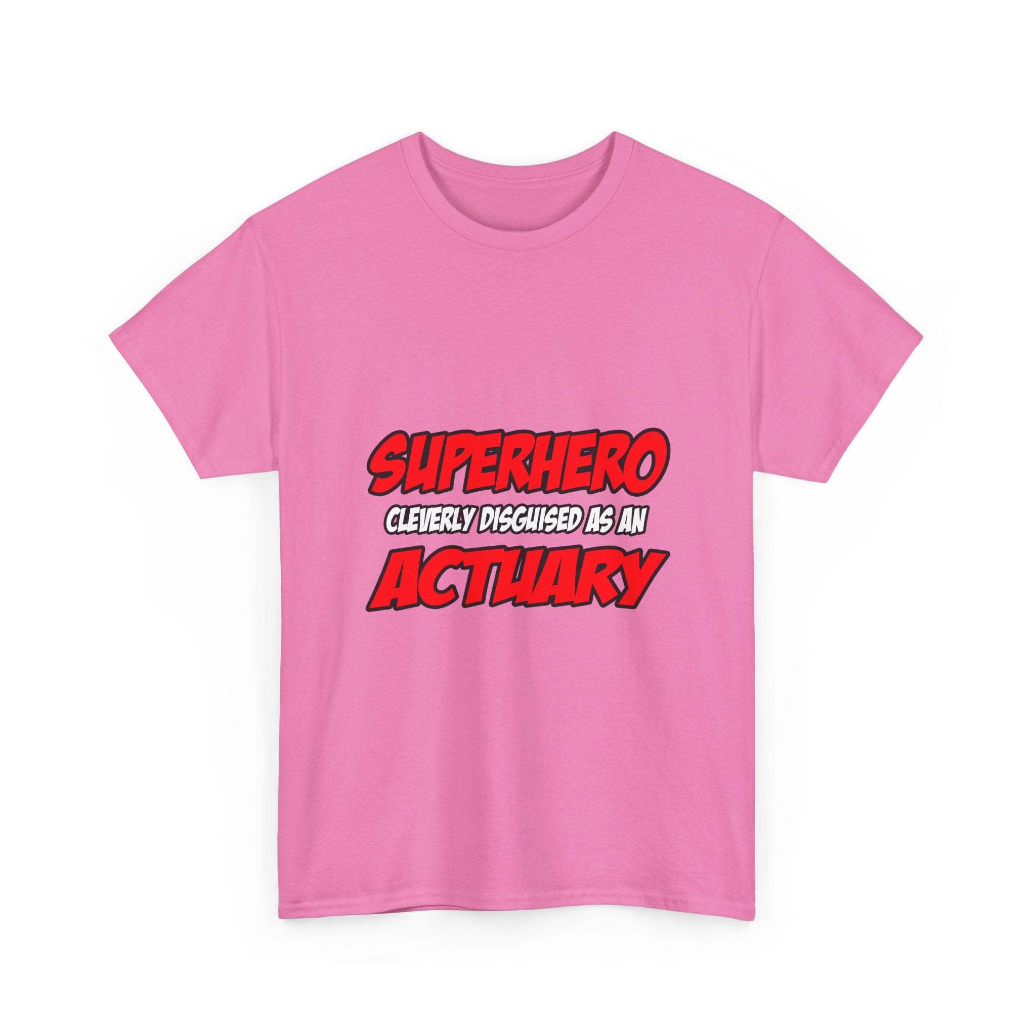 Superhero...Actuary - Unisex Heavy Cotton Tee