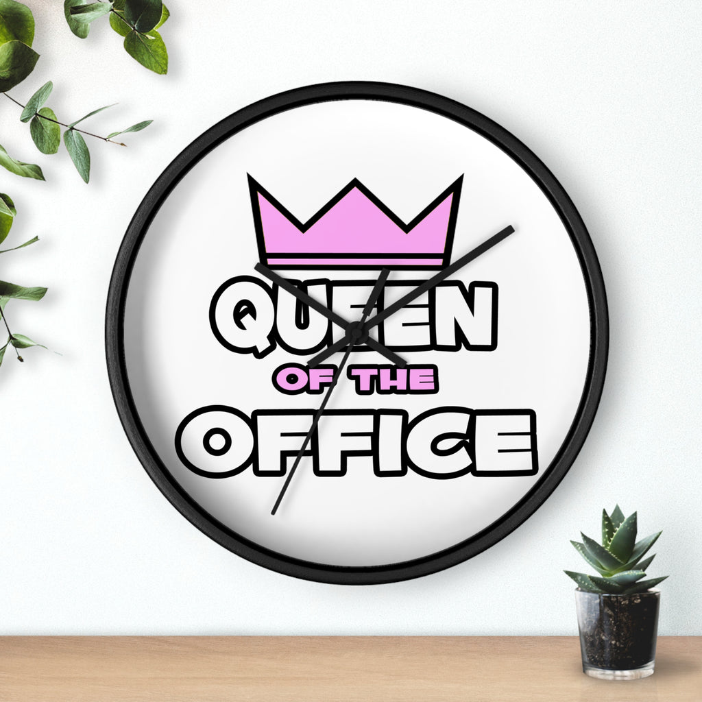 Queen of the Office - Wall Clock