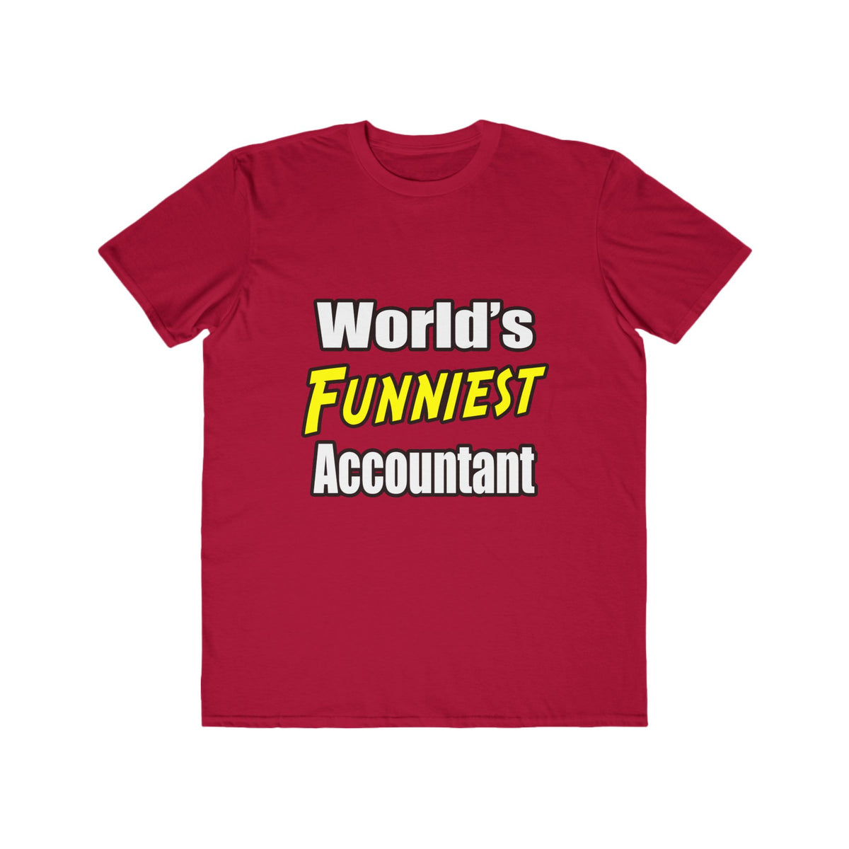 World's Funniest Accountant - Men's Lightweight Fashion Tee