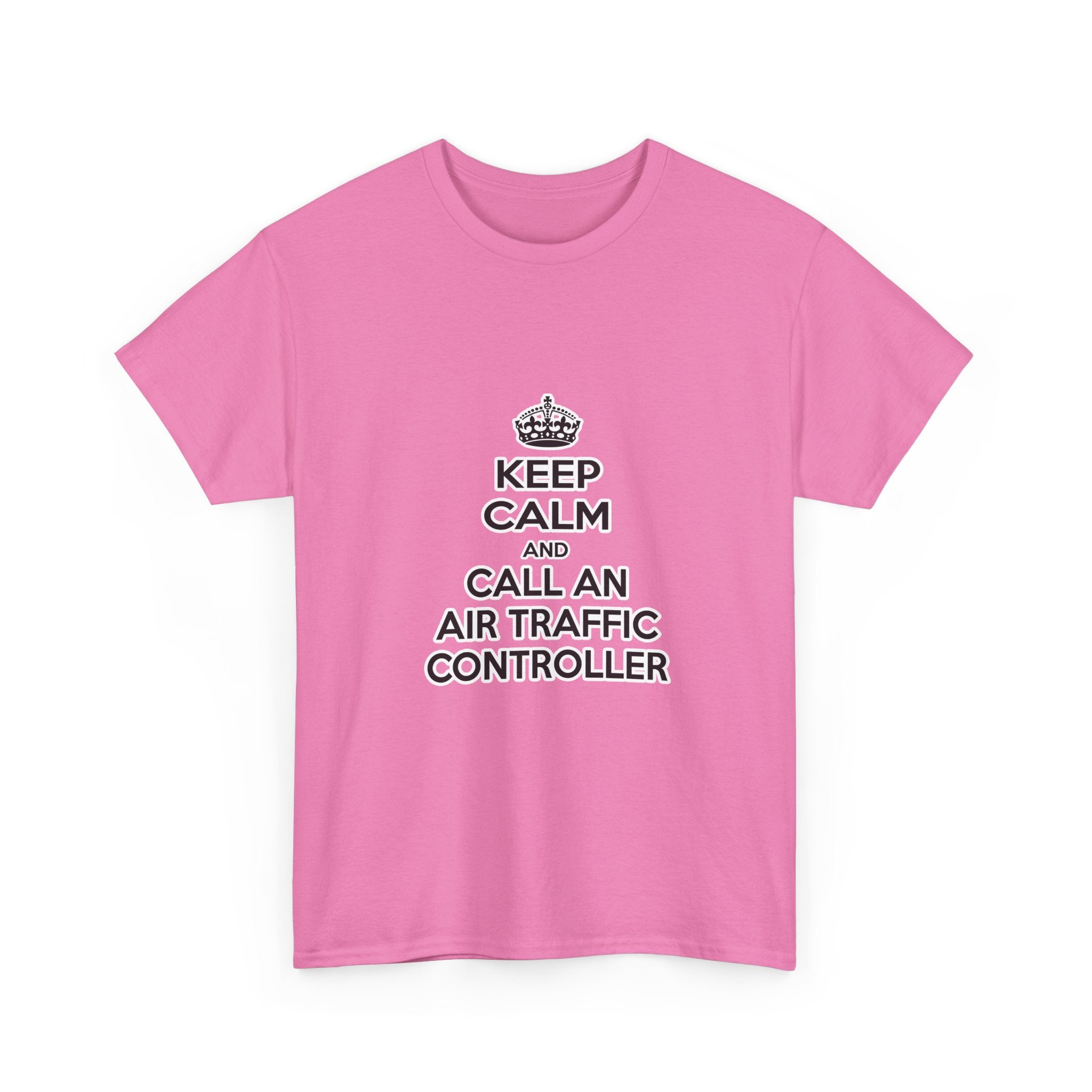 Keep Calm and Call an Air Traffic Controller - Unisex Heavy Cotton Tee