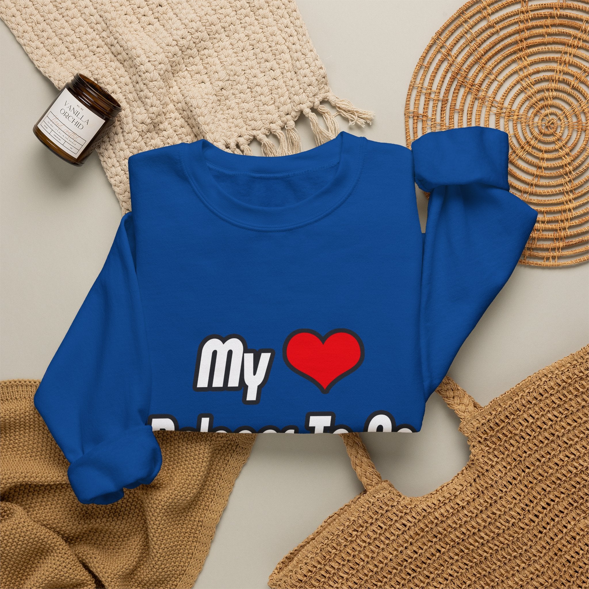 My Heart Belongs To An Engineer - Unisex Heavy Blend™ Crewneck Sweatshirt