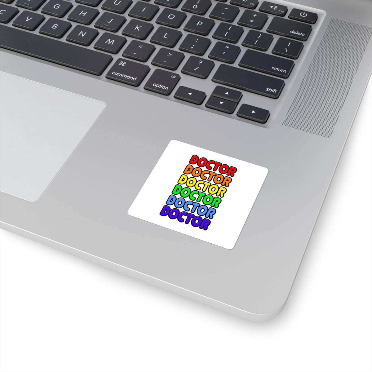Rainbow Doctor - Square Stickers