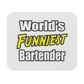 World's Funniest Bartender - Mouse Pad (Rectangle)