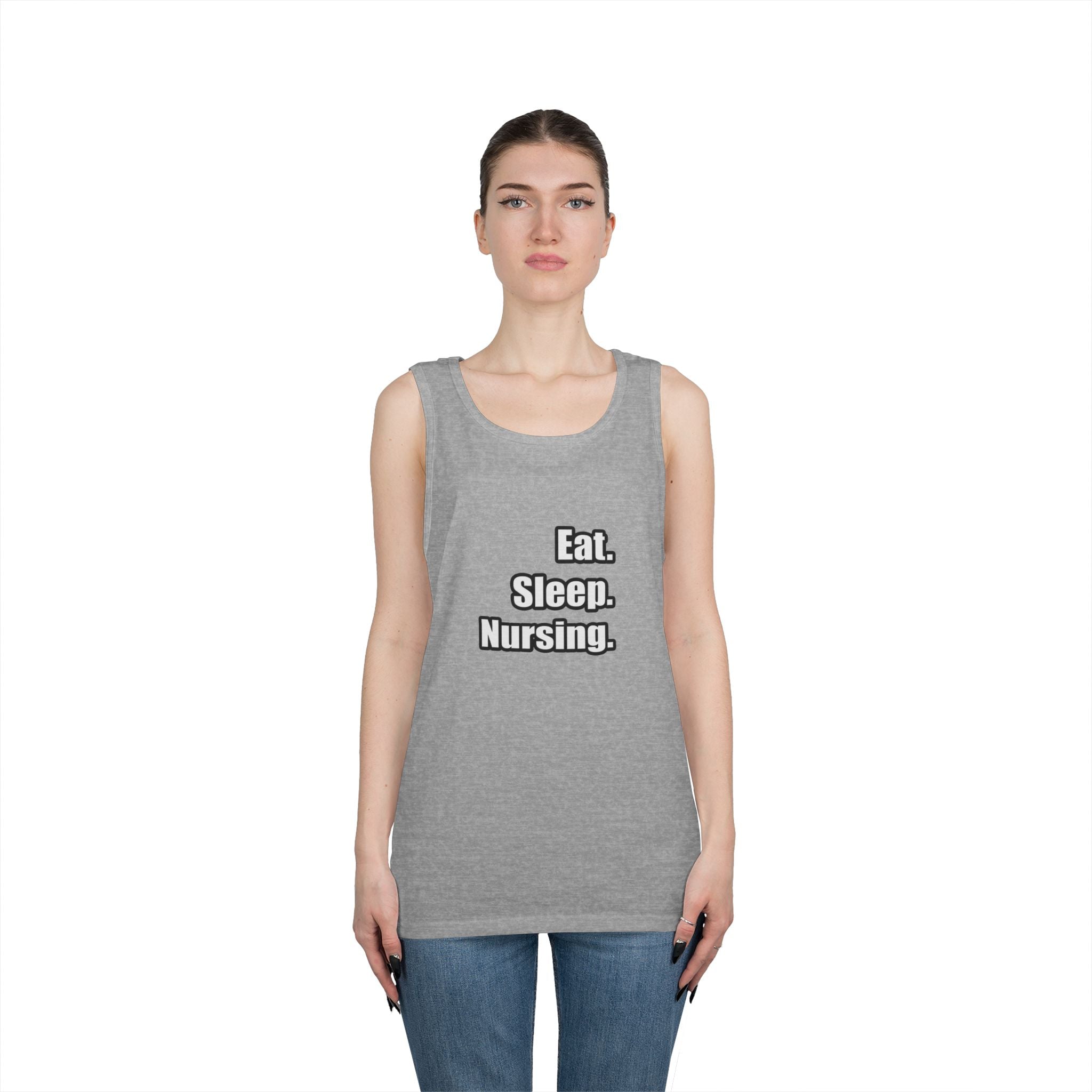 Eat. Sleep. Nursing. - Unisex Heavy Cotton Tank Top