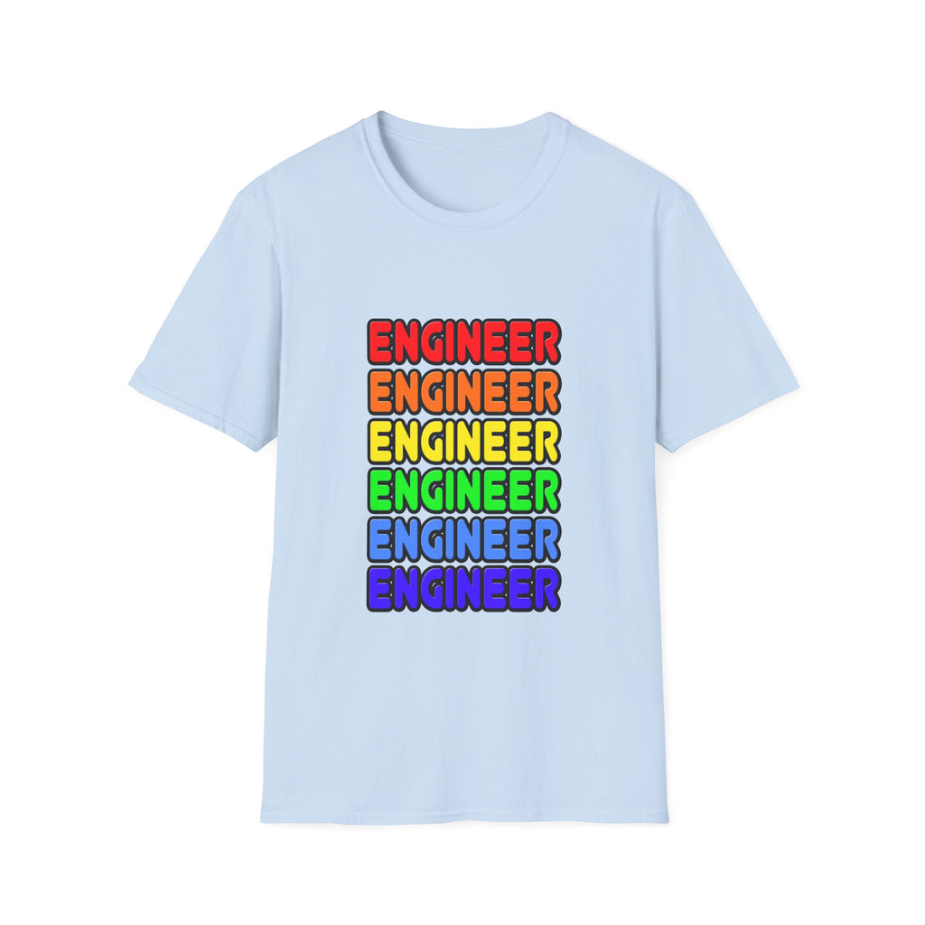 Rainbow Engineer - Unisex Softstyle T-Shirt