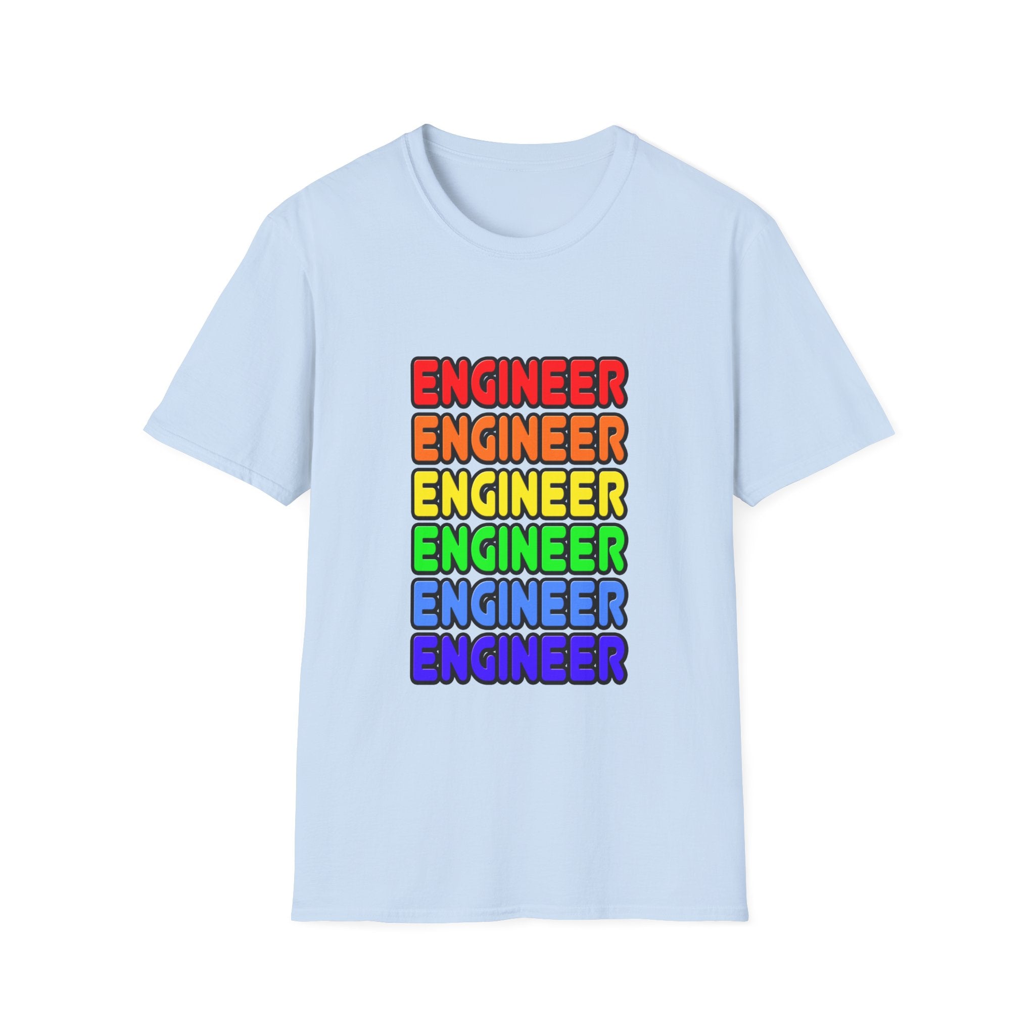 Rainbow Engineer - Unisex Softstyle T-Shirt
