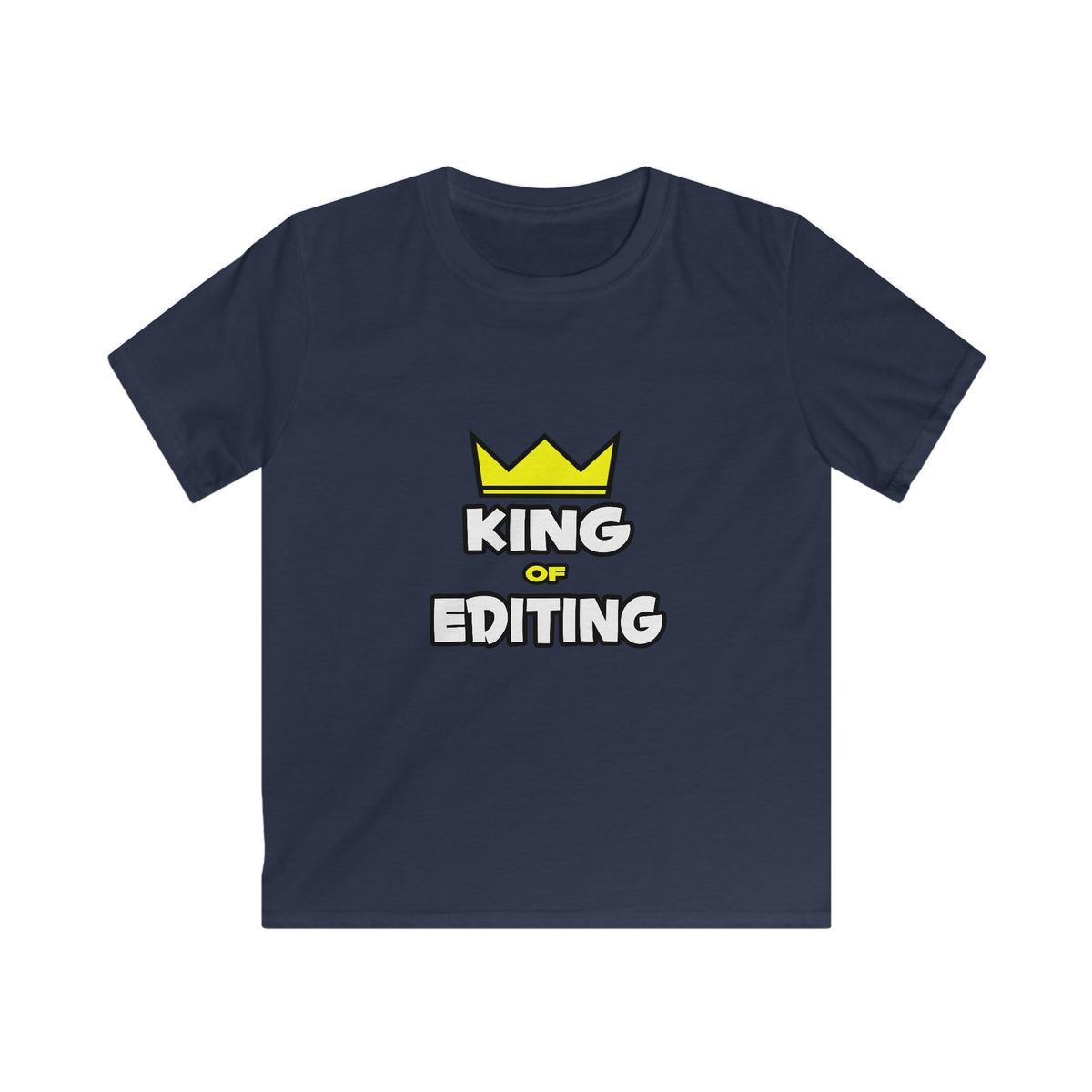 King of Editing - Kids Softstyle Tee