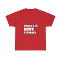 World's Best Attorney - Unisex Heavy Cotton Tee