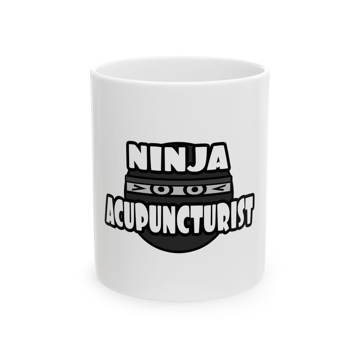 Ninja Acupuncturist - Ceramic Mug, (11oz, 15oz)