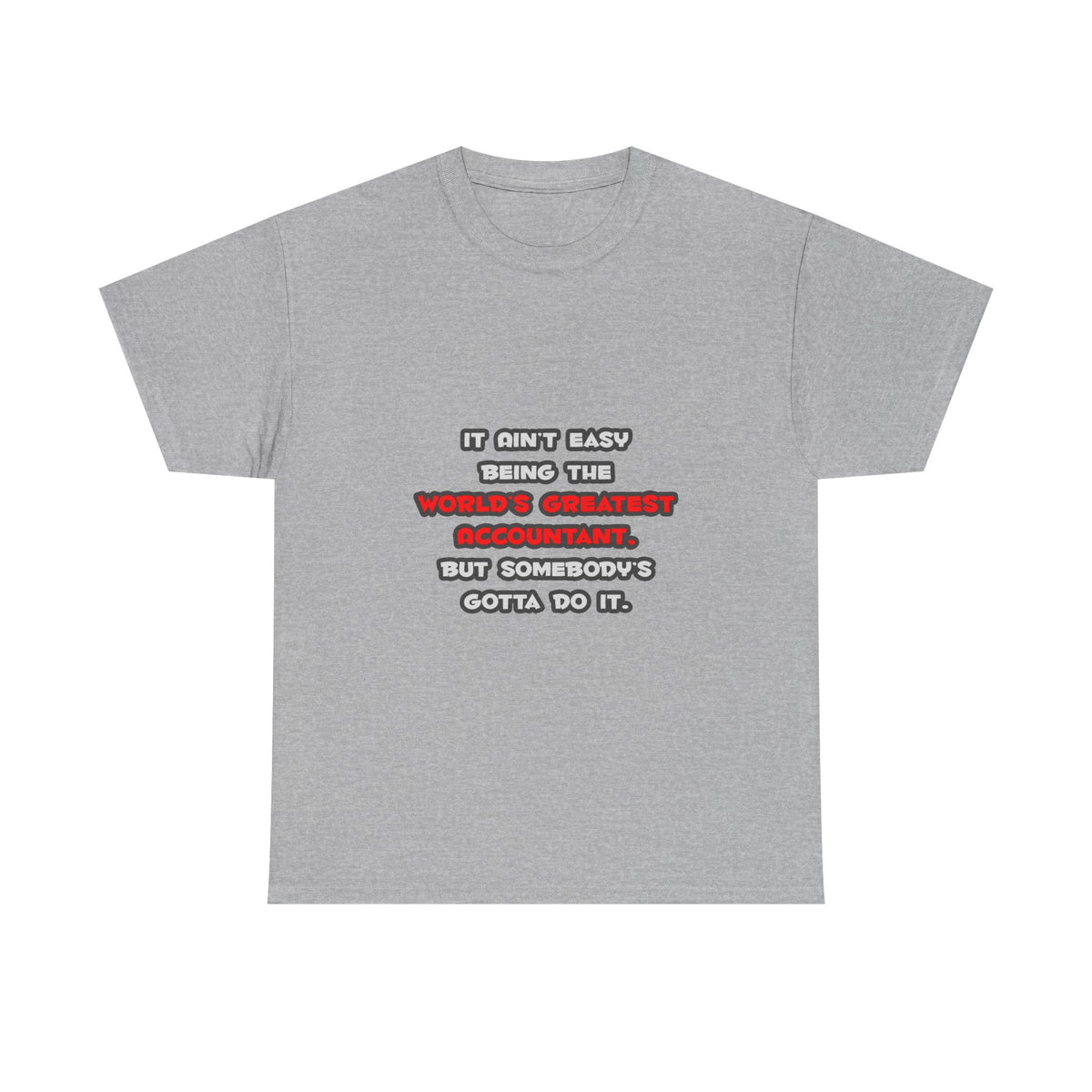 World's Greatest Accountant Joke - Unisex Heavy Cotton Tee