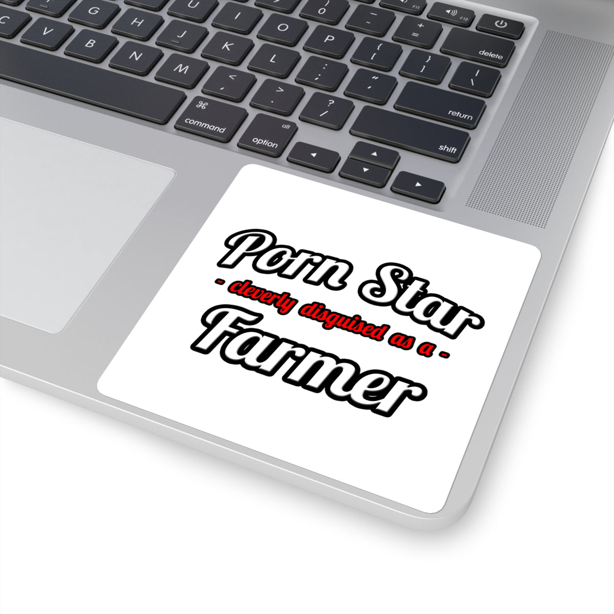Porn Star...Farmer - Square Stickers