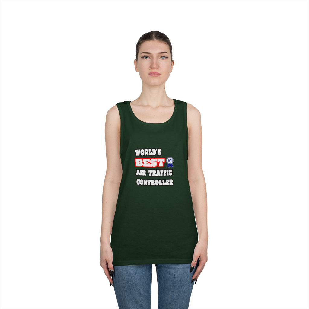 World's Best Air Traffic Controller - Unisex Heavy Cotton Tank Top