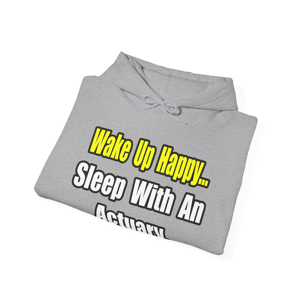 Sleep With an Actuary - Unisex Heavy Blend™ Hooded Sweatshirt