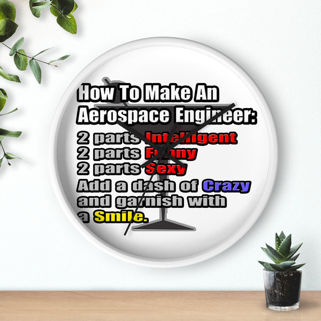 How To Make an Aerospace Engineer - Wall Clock
