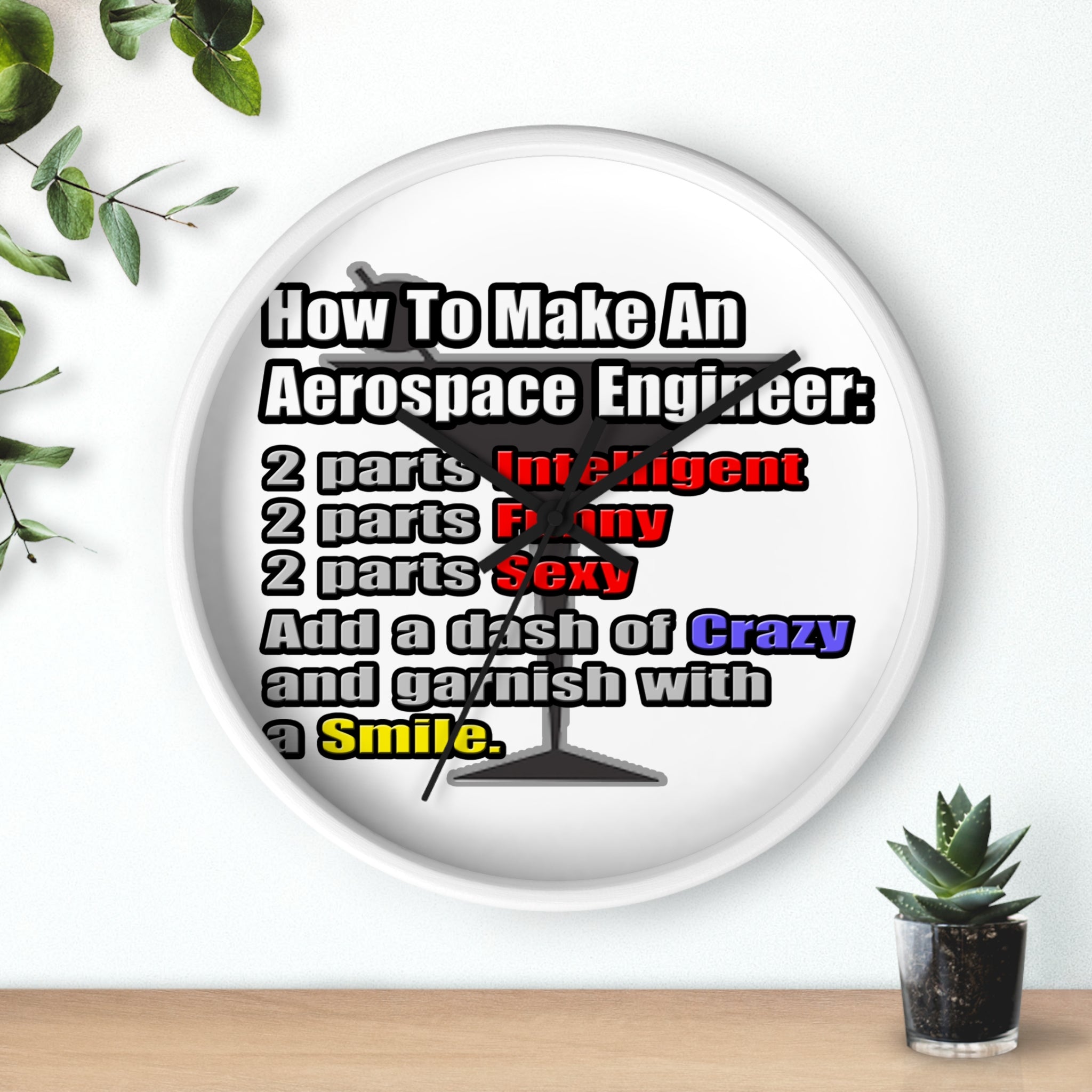 How To Make an Aerospace Engineer - Wall Clock