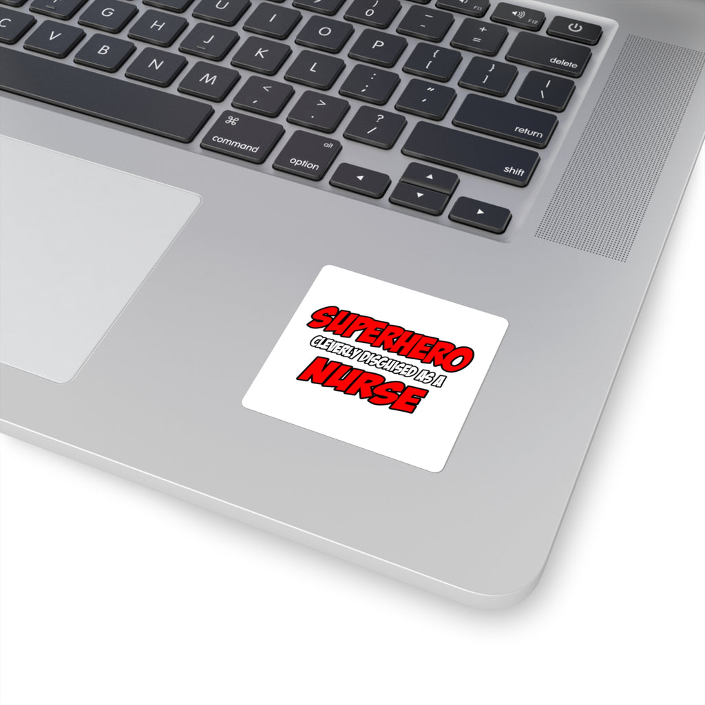 Superhero...Nurse - Square Stickers