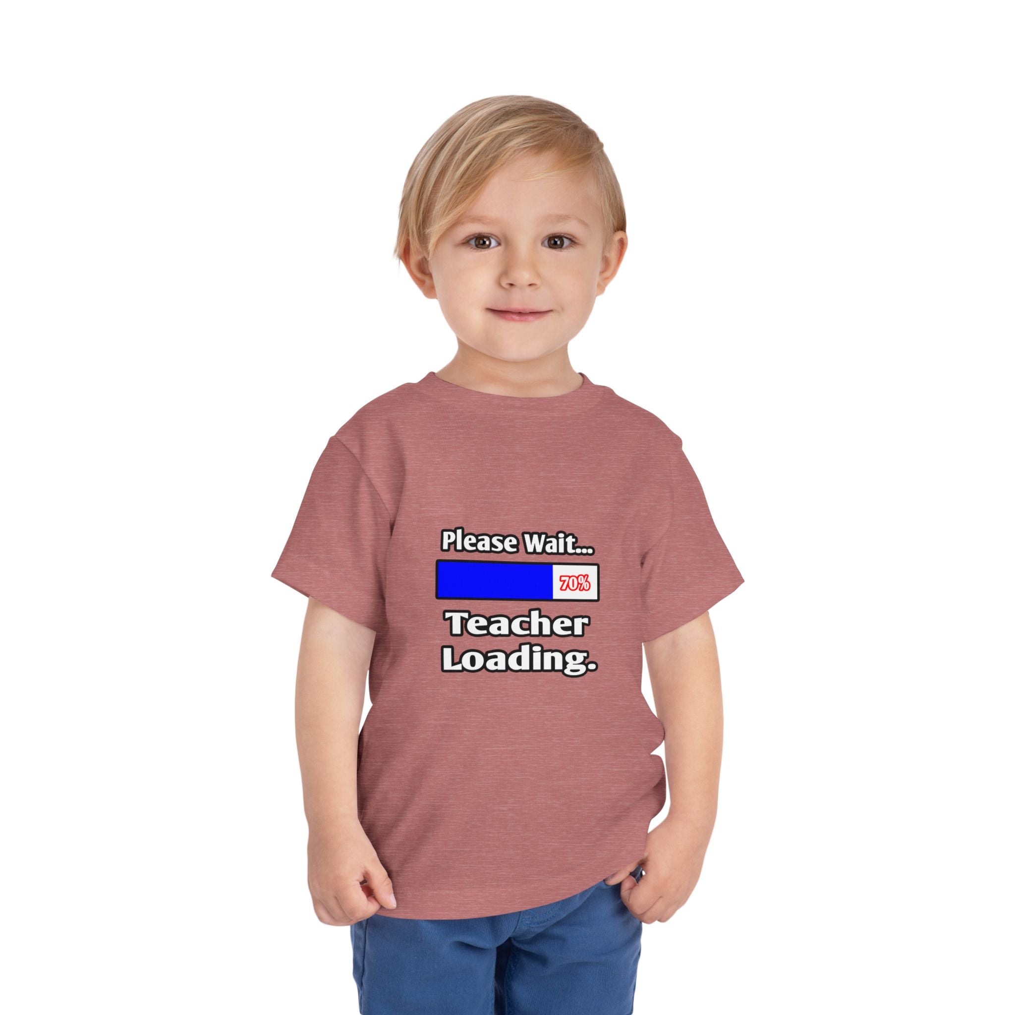 Please Wait...Teacher Loading - Toddler Short Sleeve Tee