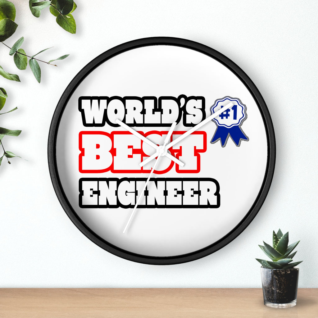 World's Best Engineer - Wall Clock