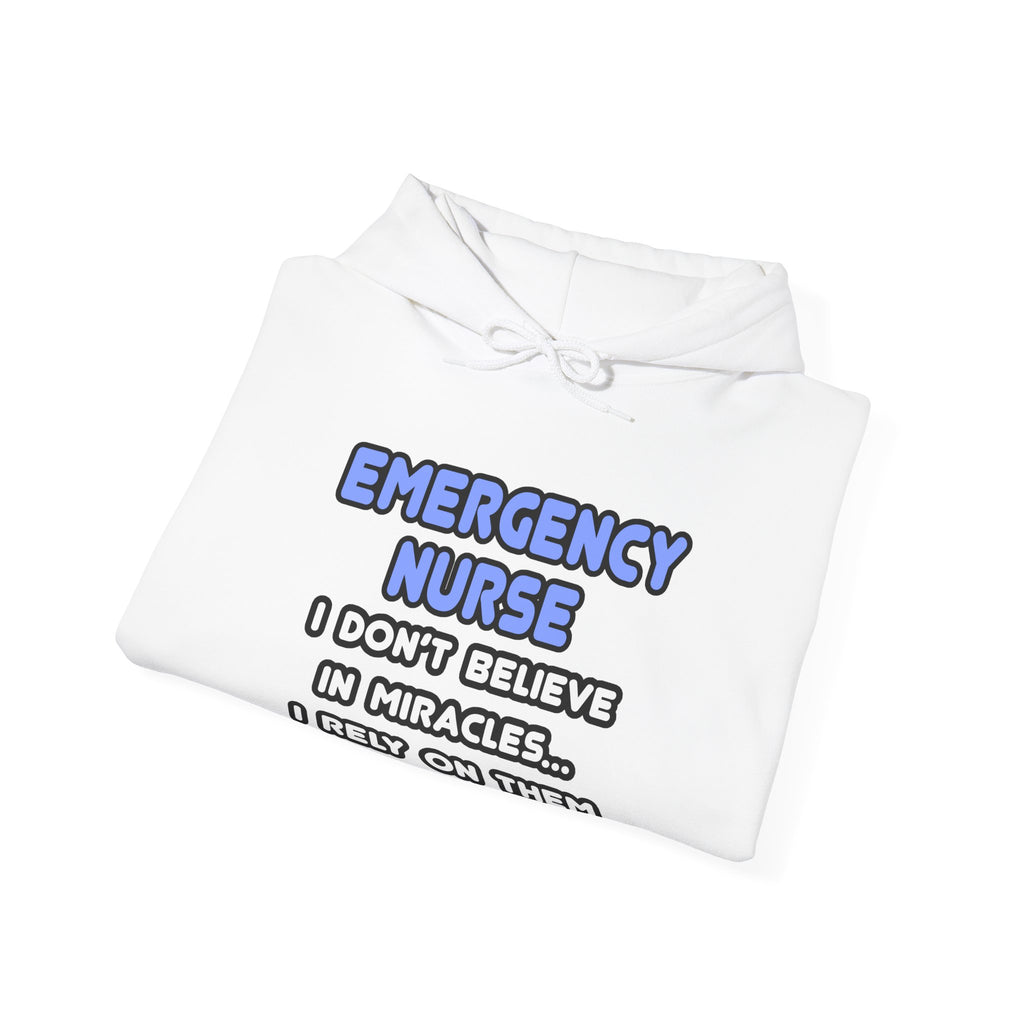Miracles and Emergency Nurses - Unisex Heavy Blend™ Hooded Sweatshirt