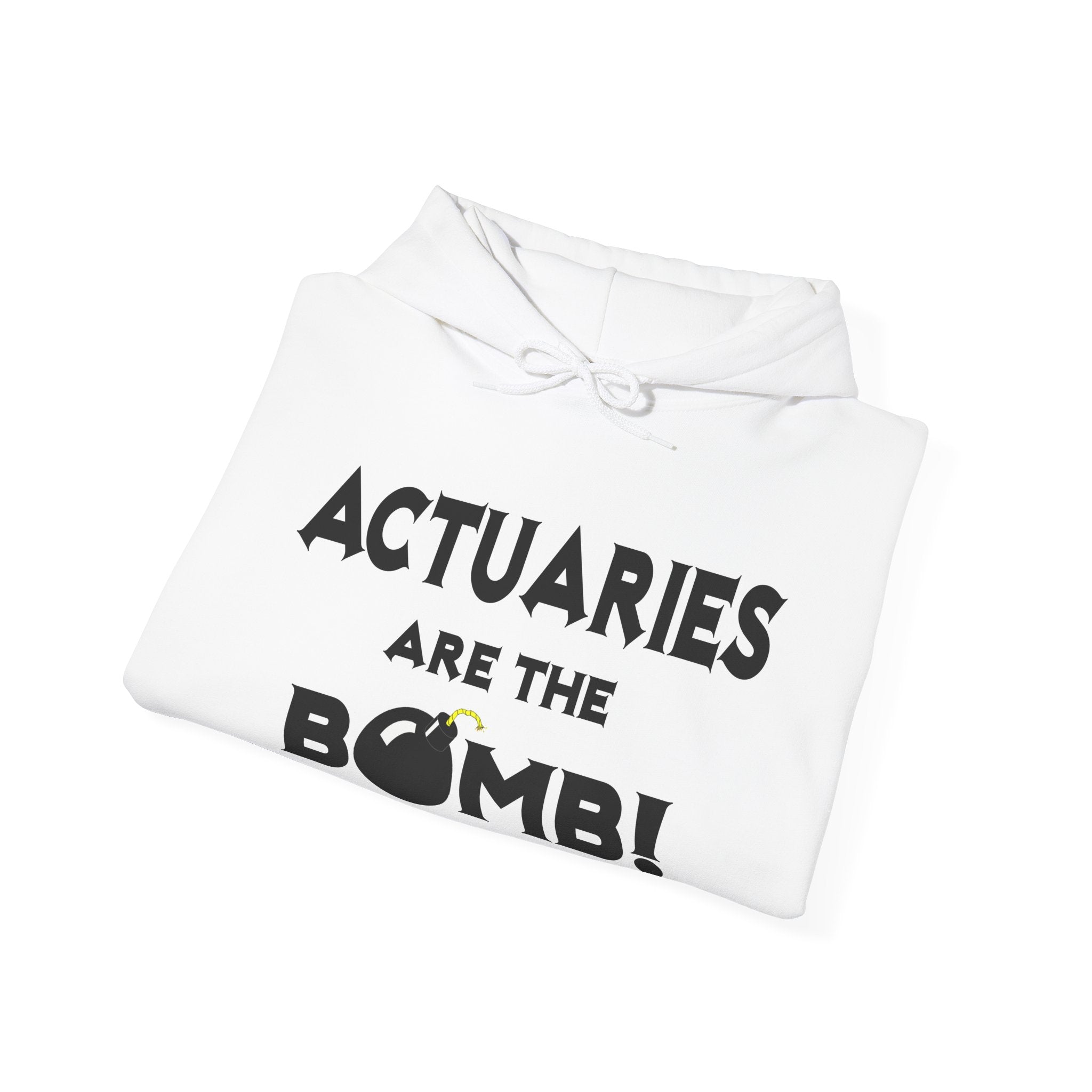 Actuaries Are The Bomb! - Unisex Heavy Blend™ Hooded Sweatshirt