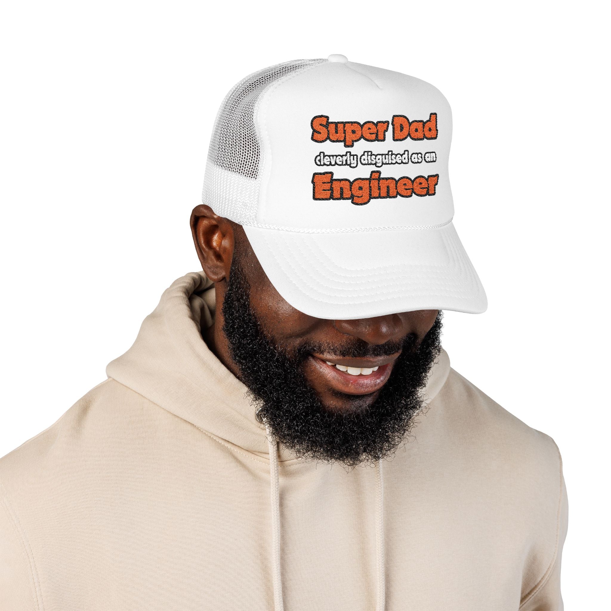 Super Dad ... Engineer - Foam Trucker Hat