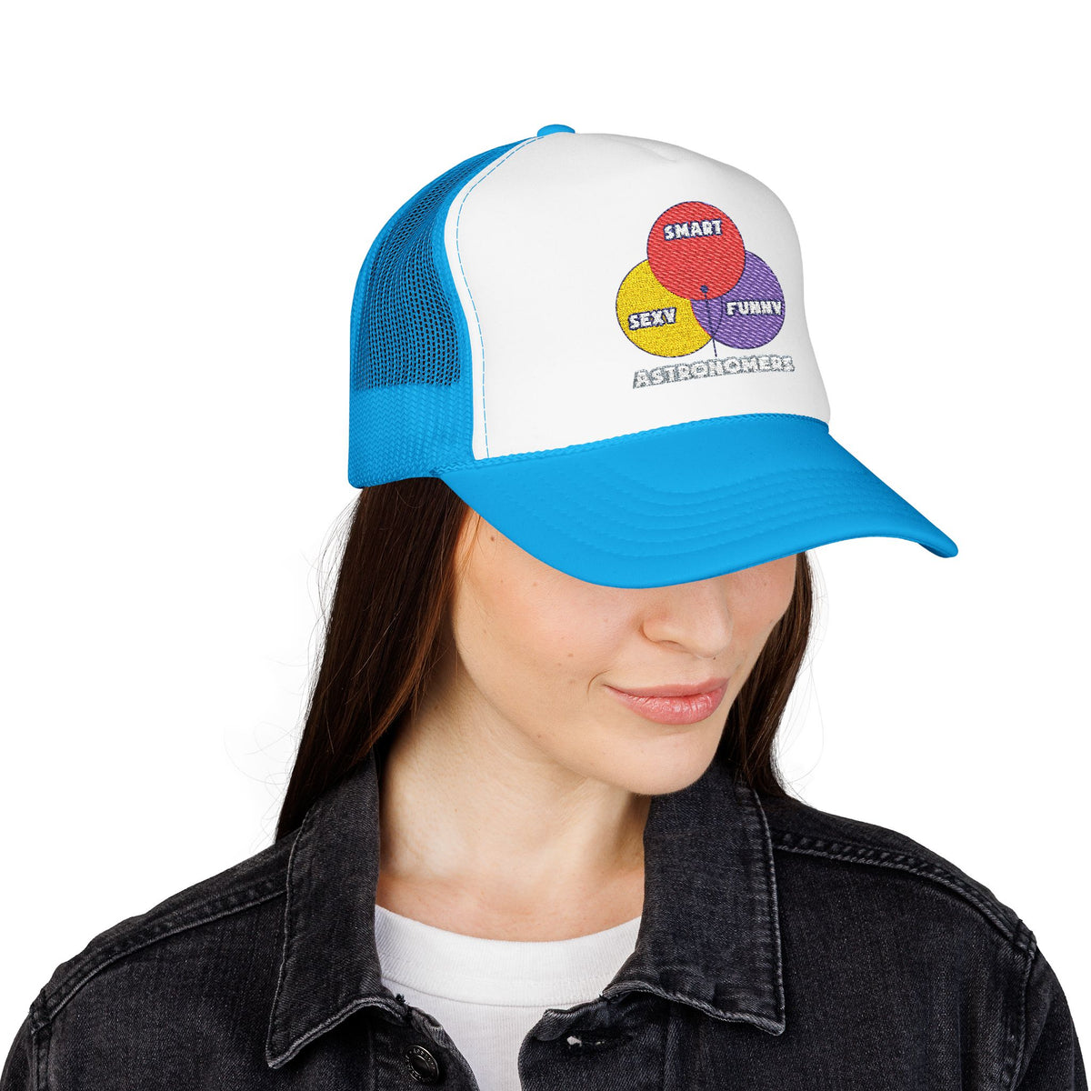 Venn Diagram .. Astronomers - Foam Trucker Hat