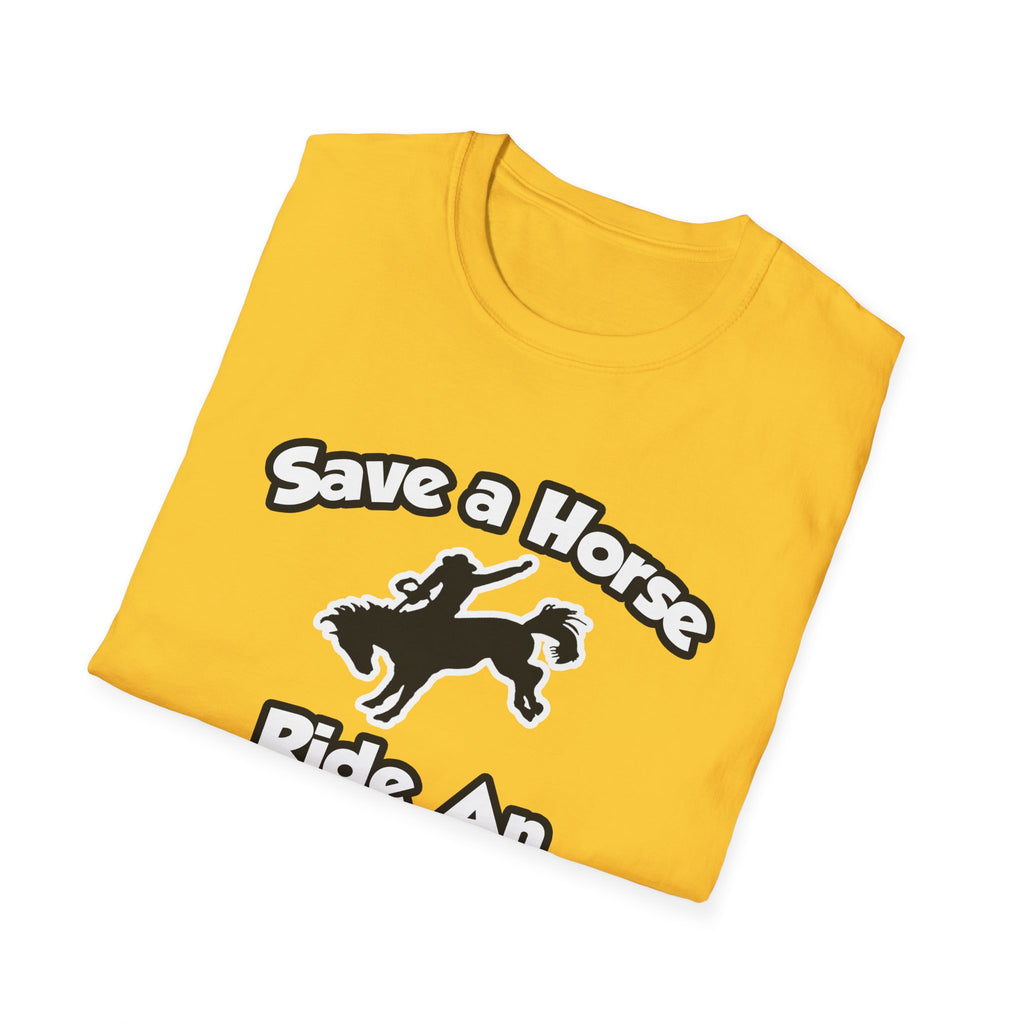 Save a Horse, Ride an Entomologist - Unisex Softstyle T-Shirt