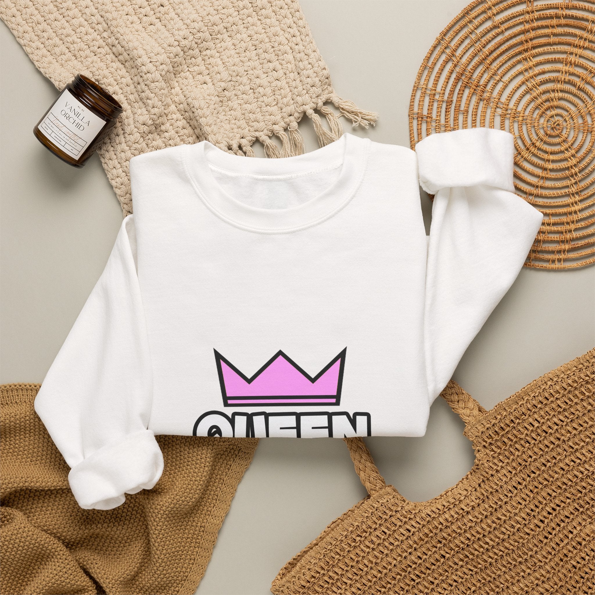 Queen of Risk Analysis - Unisex Heavy Blend™ Crewneck Sweatshirt