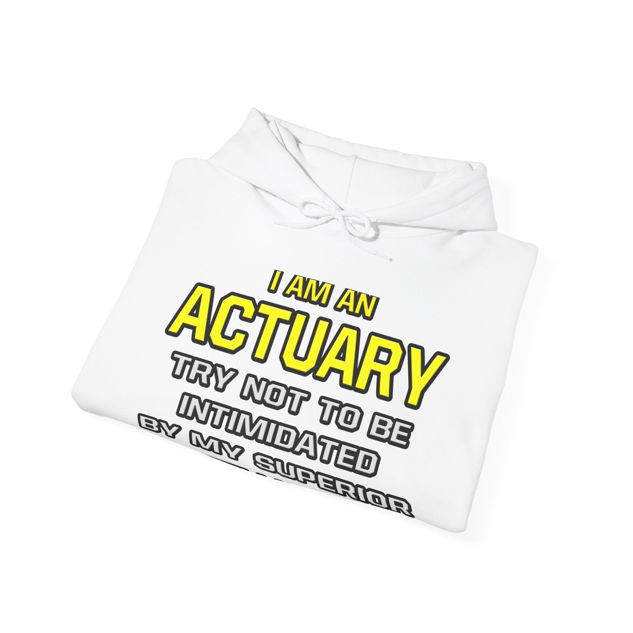 Actuary...Superior Intelligence - Unisex Heavy Blend™ Hooded Sweatshirt