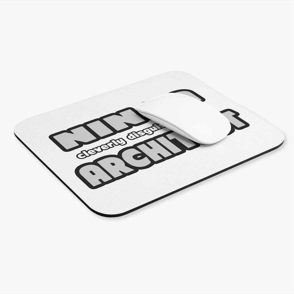 Ninja Cleverly Disguised As An Architect - Mouse Pad (Rectangle)