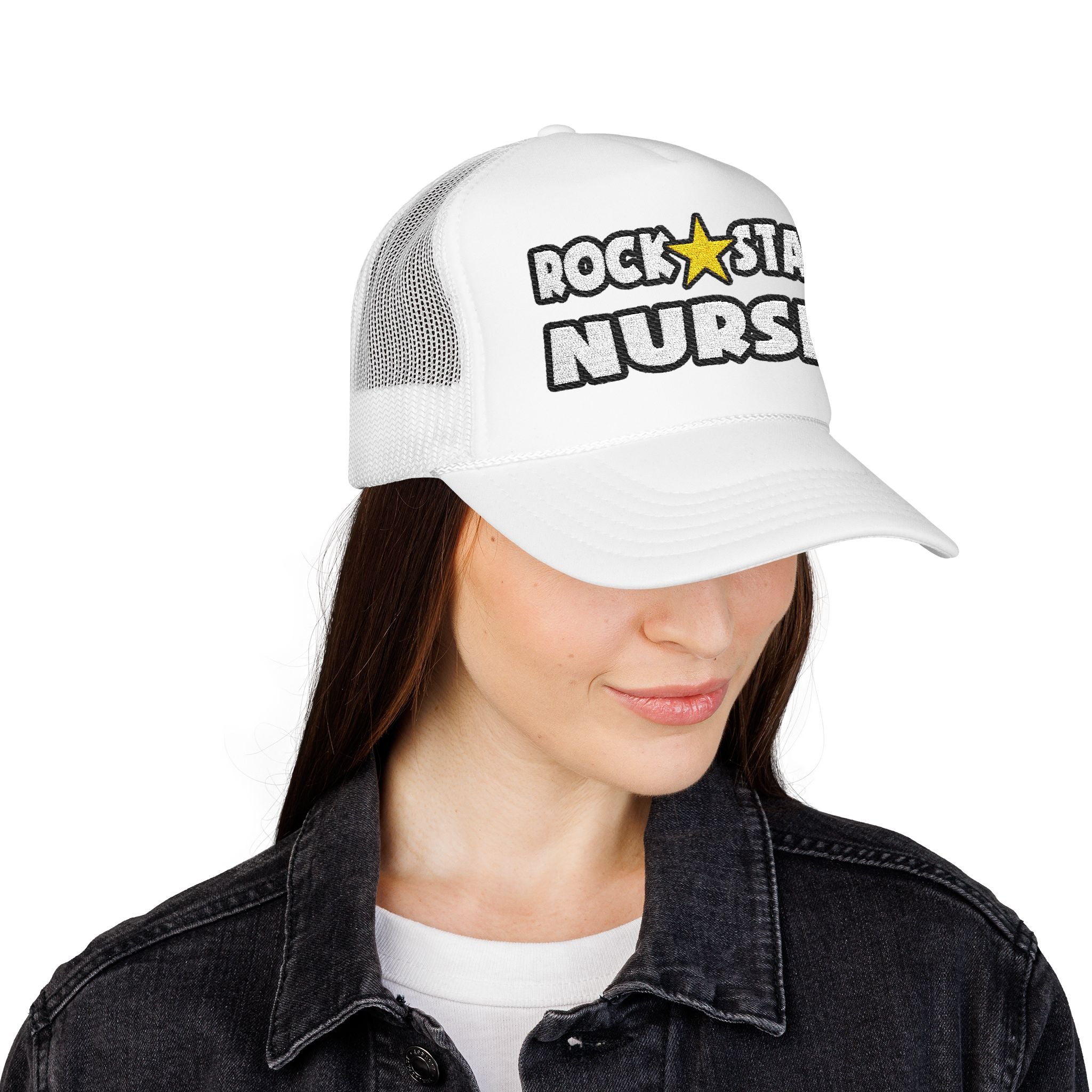 Rock Star Nurse (2) - Foam Trucker Hat