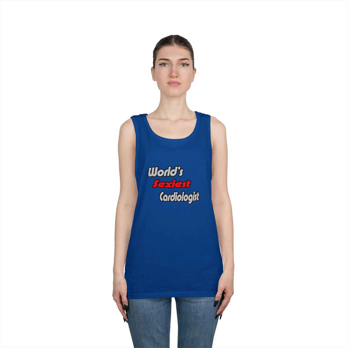 World's Sexiest Cardiologist - Unisex Heavy Cotton Tank Top