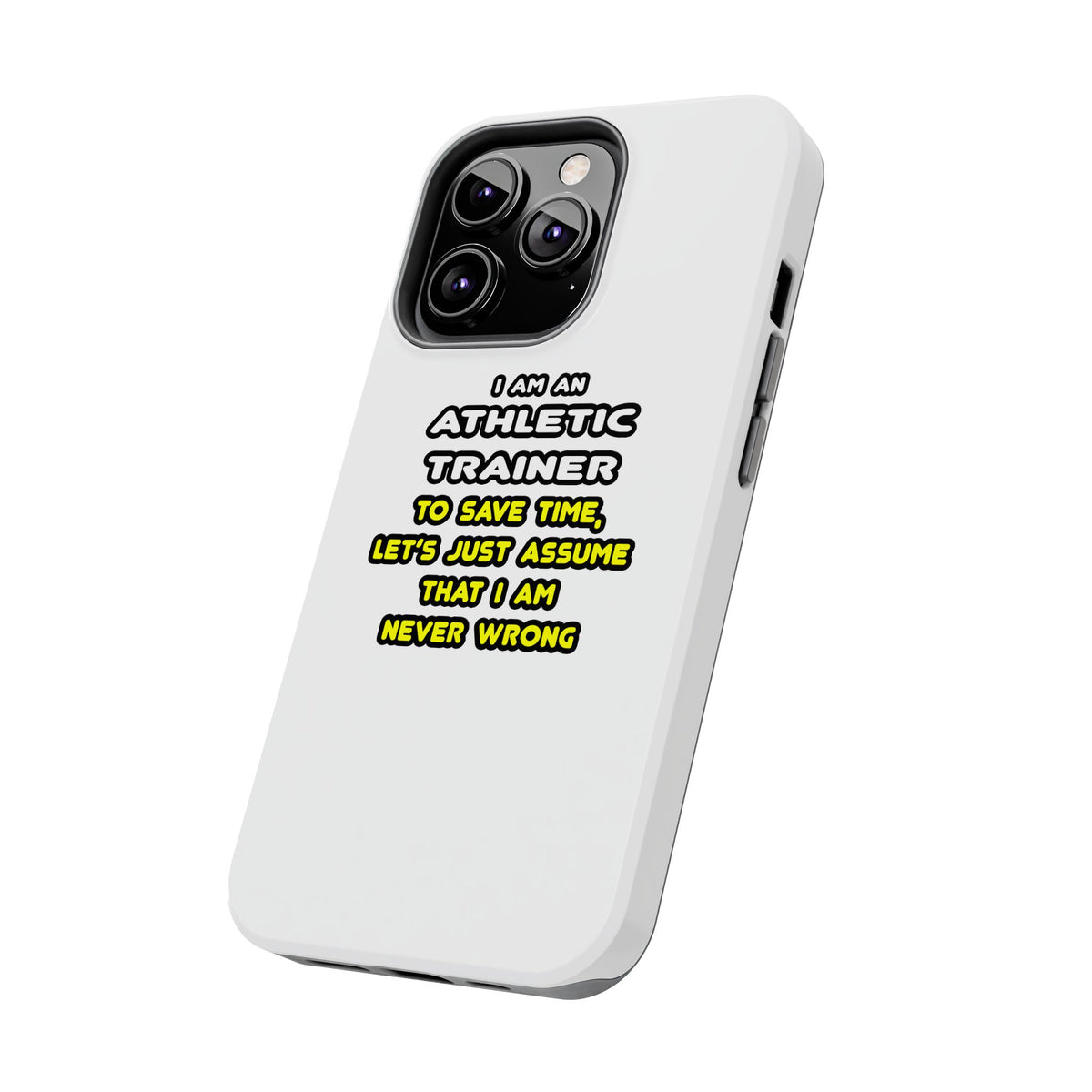 Funny Athletic Trainer T Shirts - Tough Phone Cases