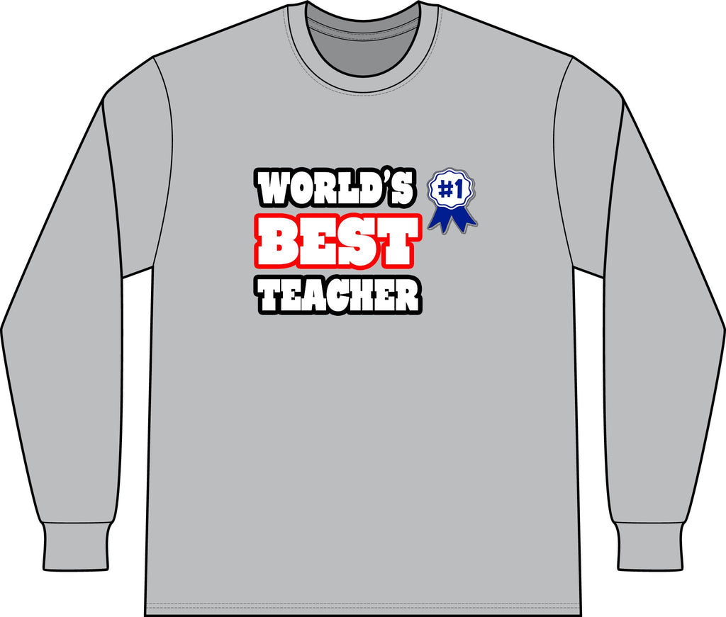 World's Best Teacher - Unisex Long Sleeve T-Shirt