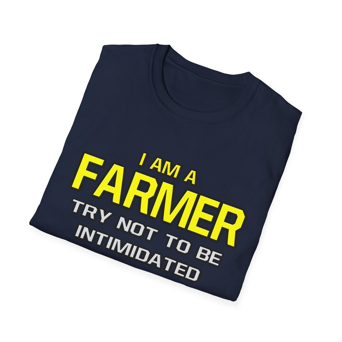 Farmer...Superior Intelligence - Unisex Softstyle T-Shirt