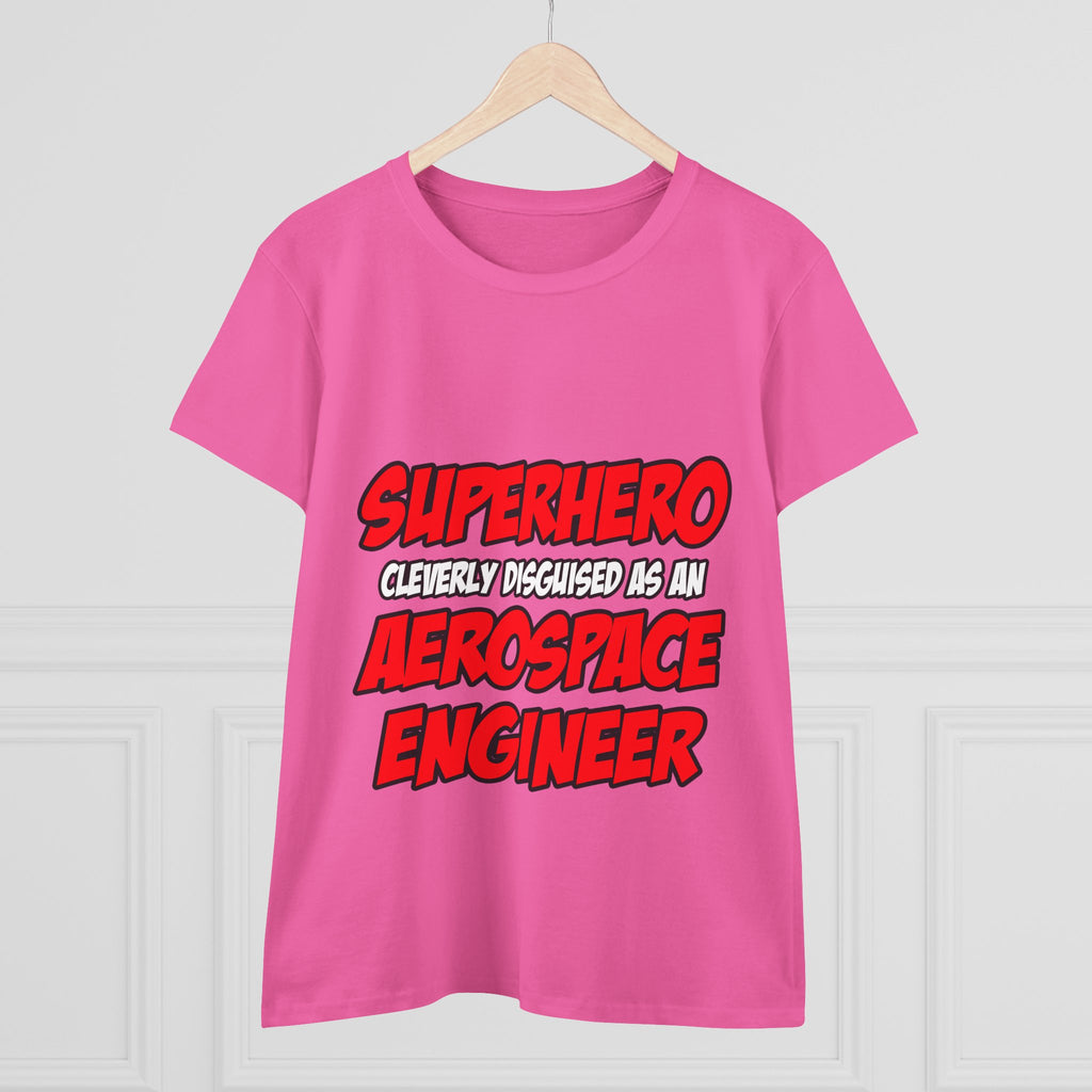Superhero...Aerospace Engineer - Women's Midweight Cotton Tee