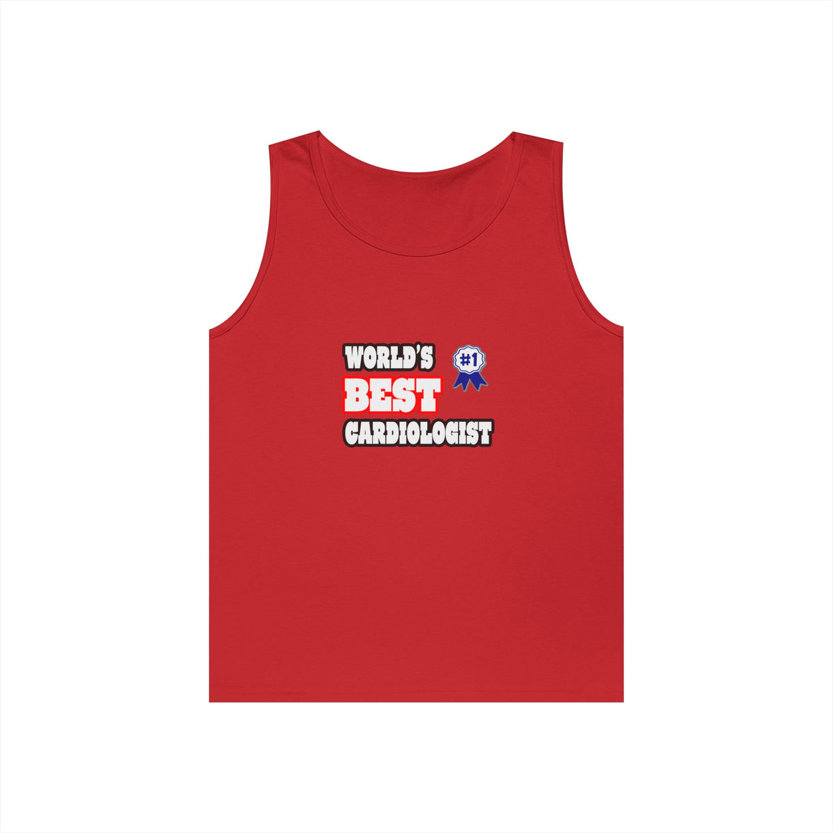 World's Best Cardiologist - Unisex Heavy Cotton Tank Top