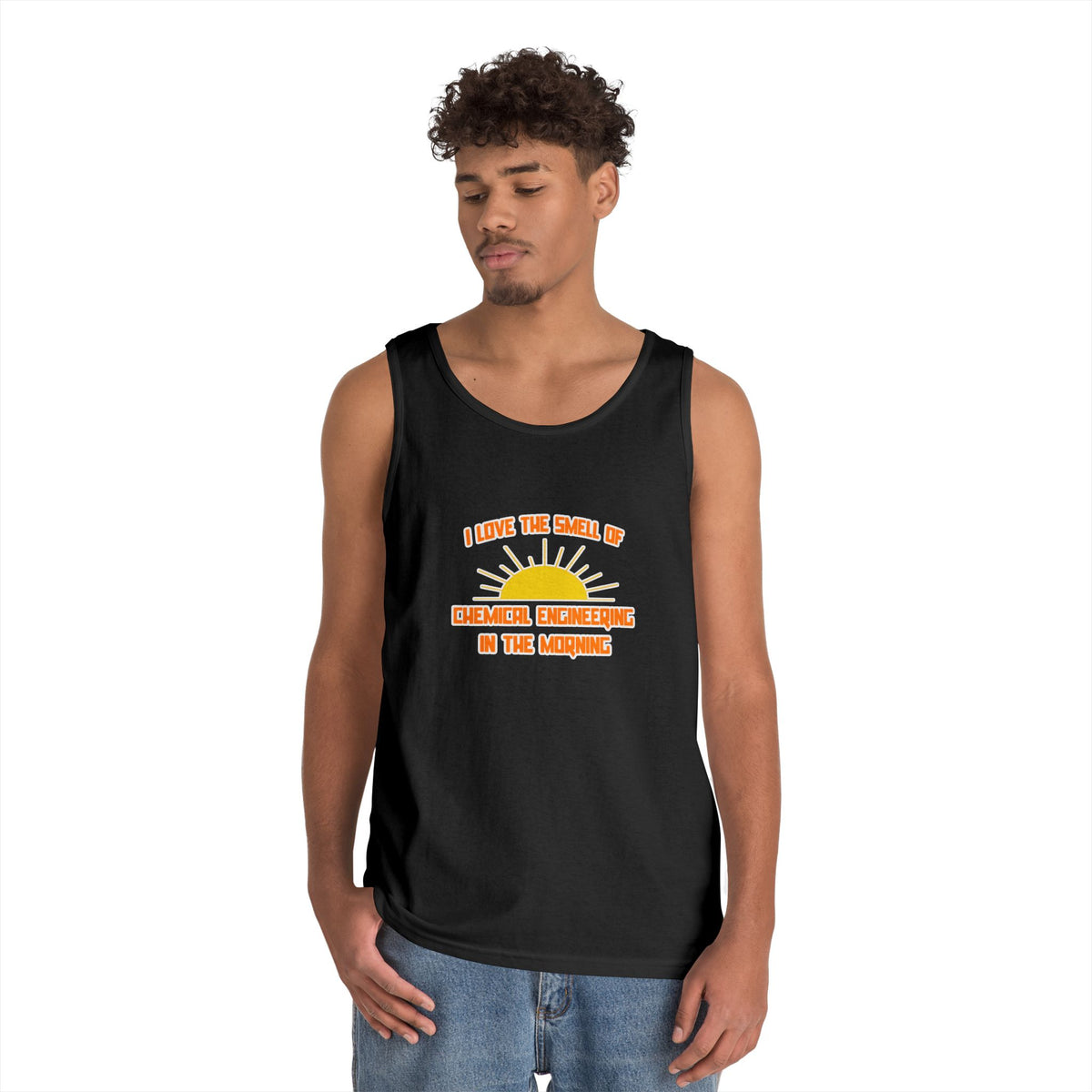 Smell of Chemical Engineering in the Morning - Unisex Heavy Cotton Tank Top