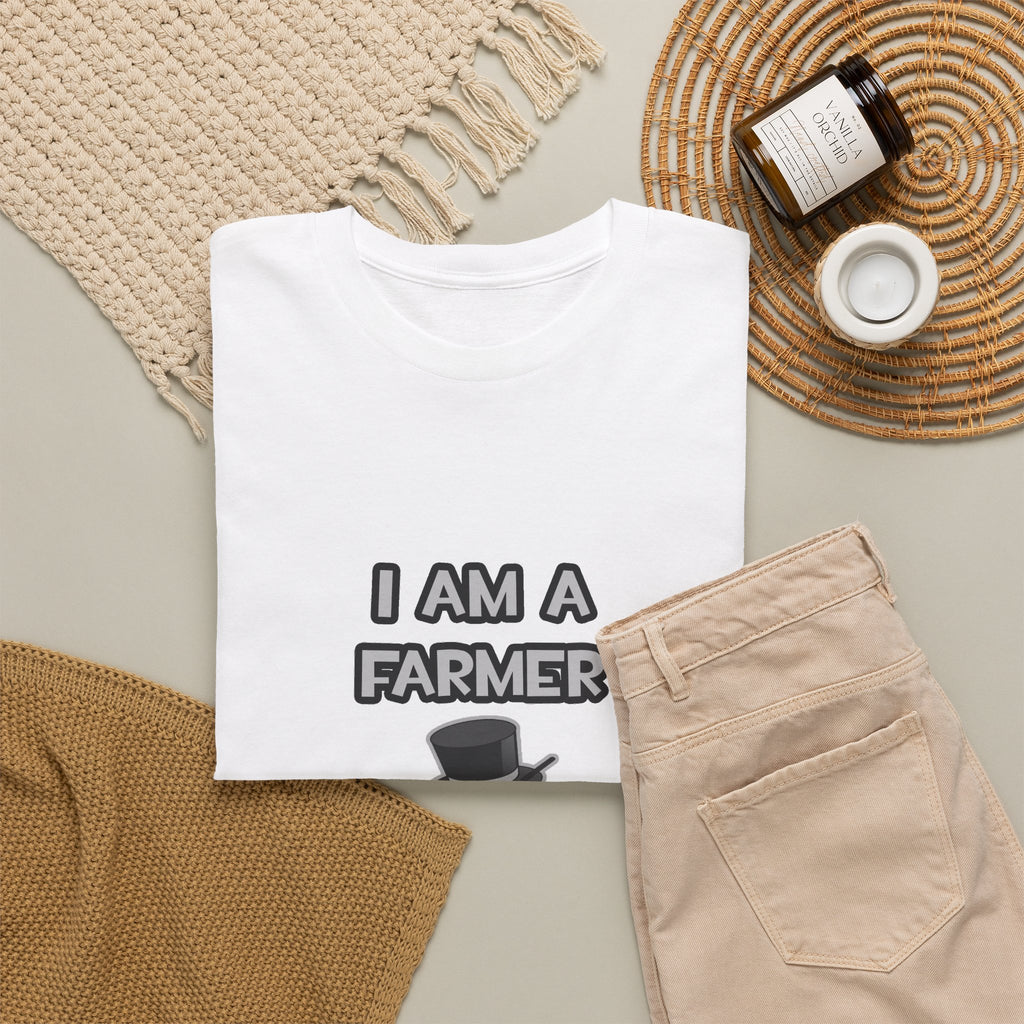 I Am A Farmer ... Not A Magician - Unisex Heavy Cotton Tee