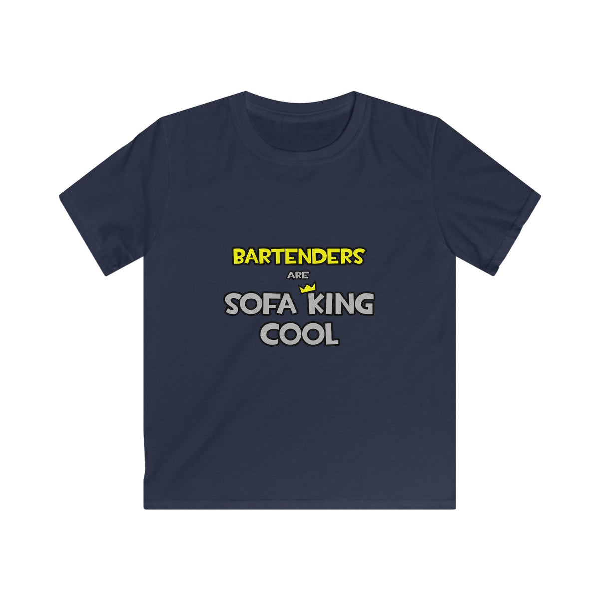 Bartenders Are Sofa King Cool - Kids Softstyle Tee