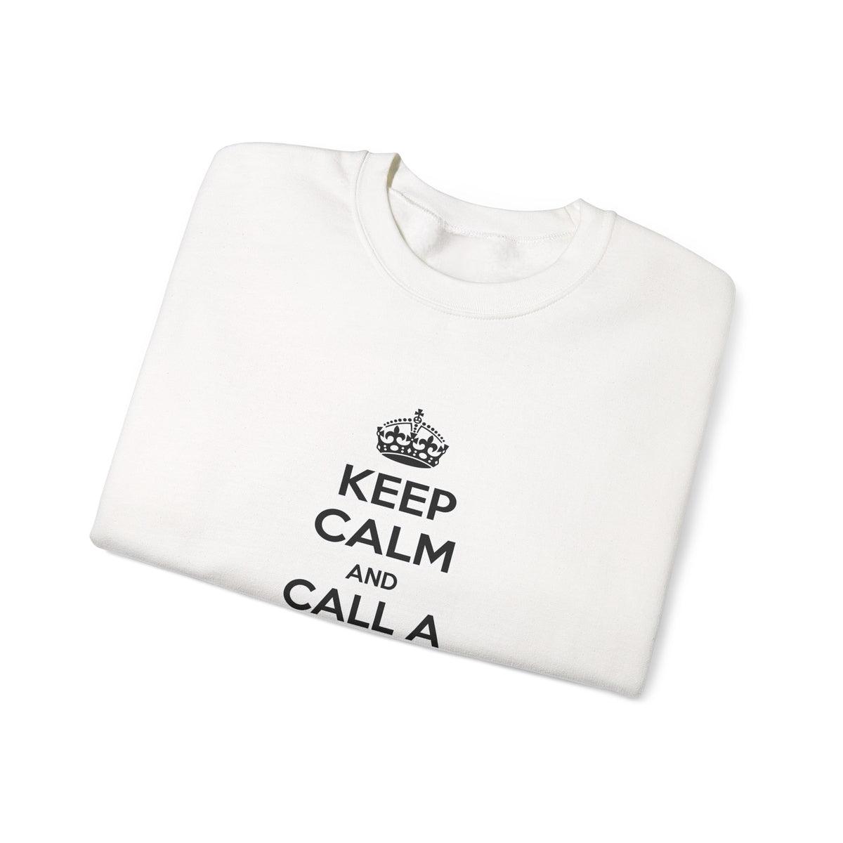 Keep Calm and Call a Dermatology Nurse - Unisex Heavy Blend™ Crewneck Sweatshirt