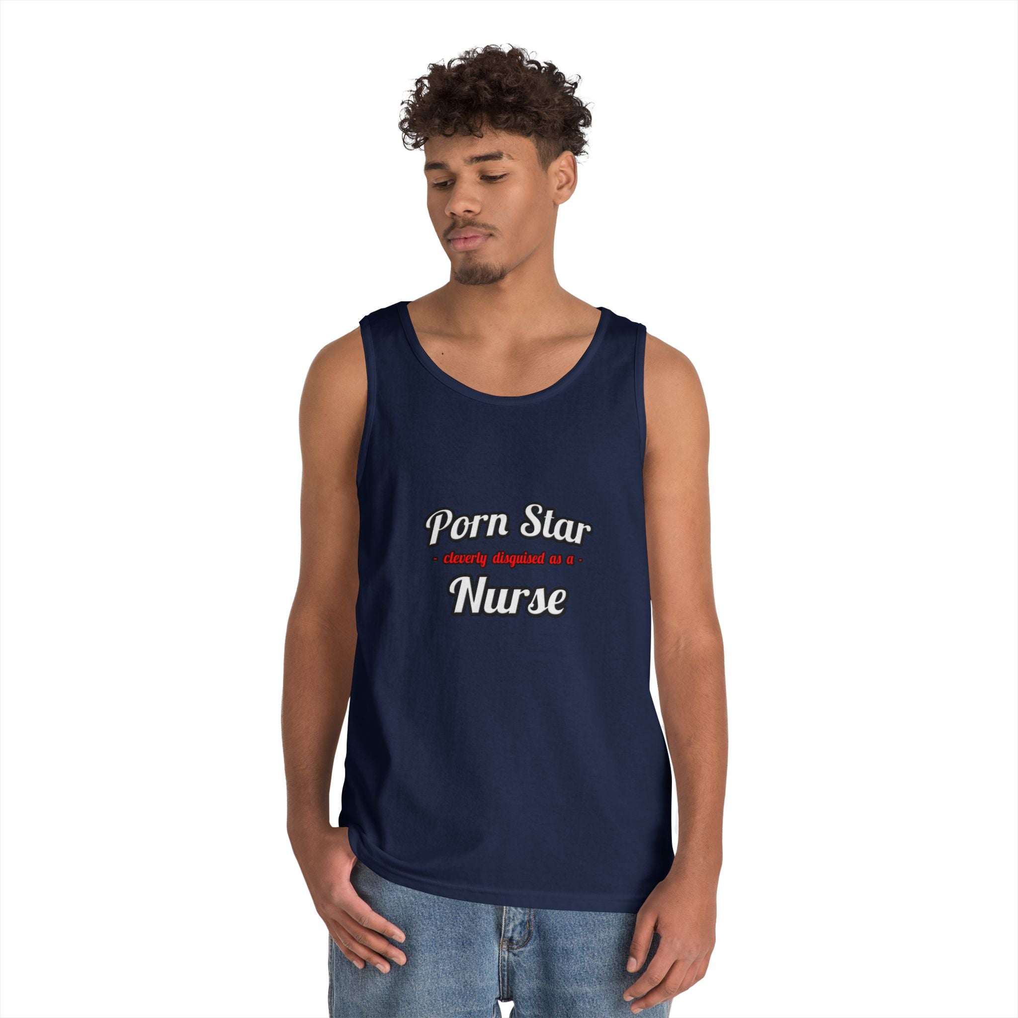 Porn Star...Nurse - Unisex Heavy Cotton Tank Top