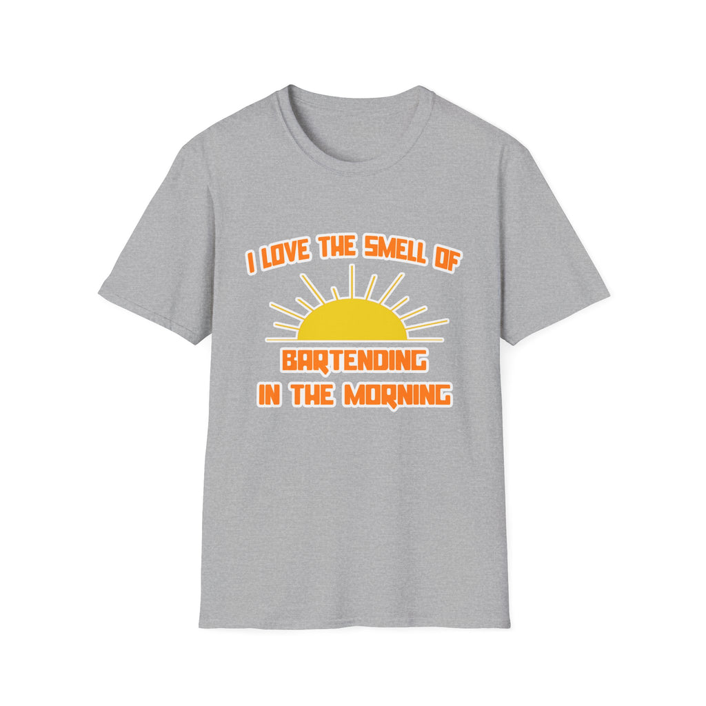 Smell of Bartending in the Morning - Unisex Softstyle T-Shirt