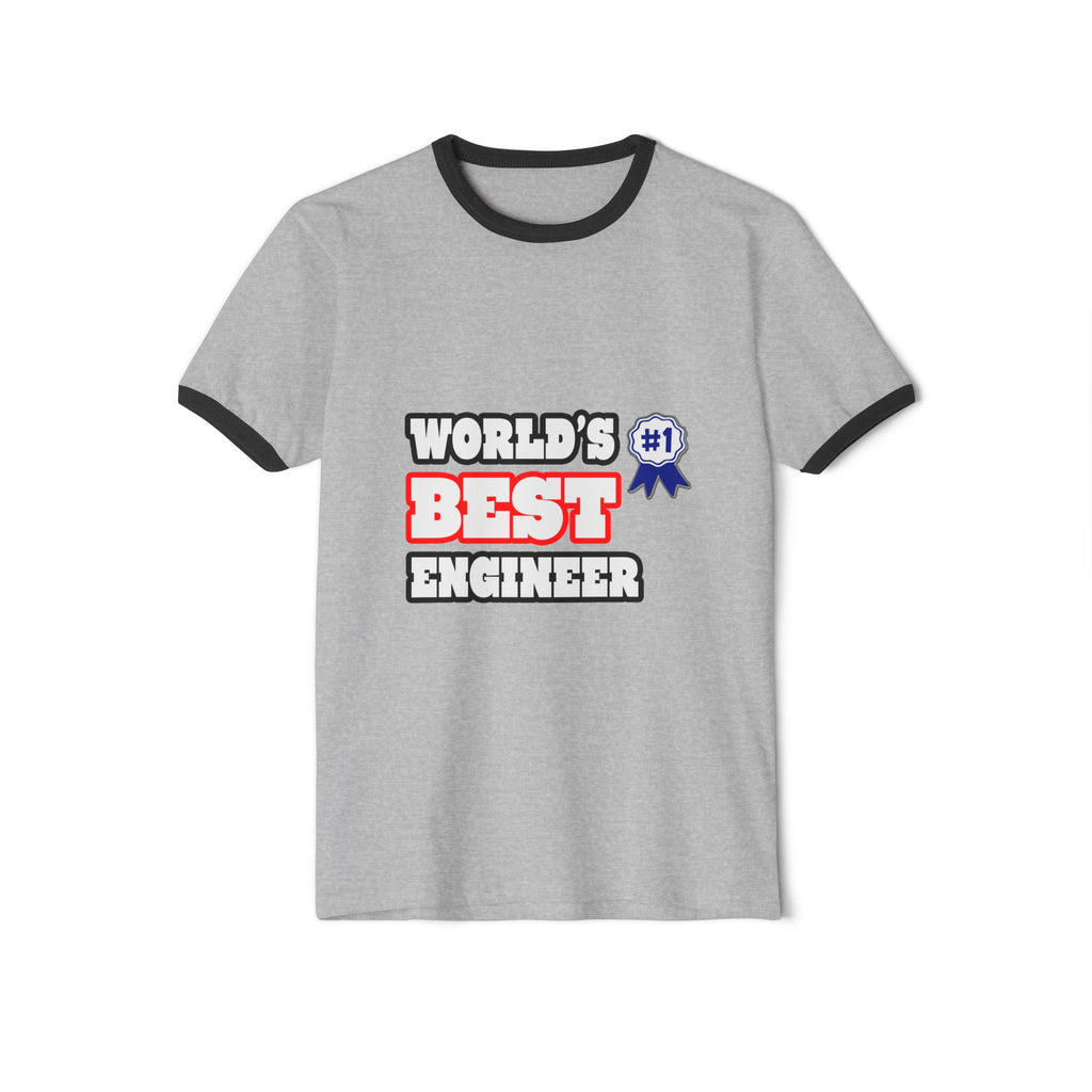 World's Best Engineer - Unisex Cotton Ringer T-Shirt