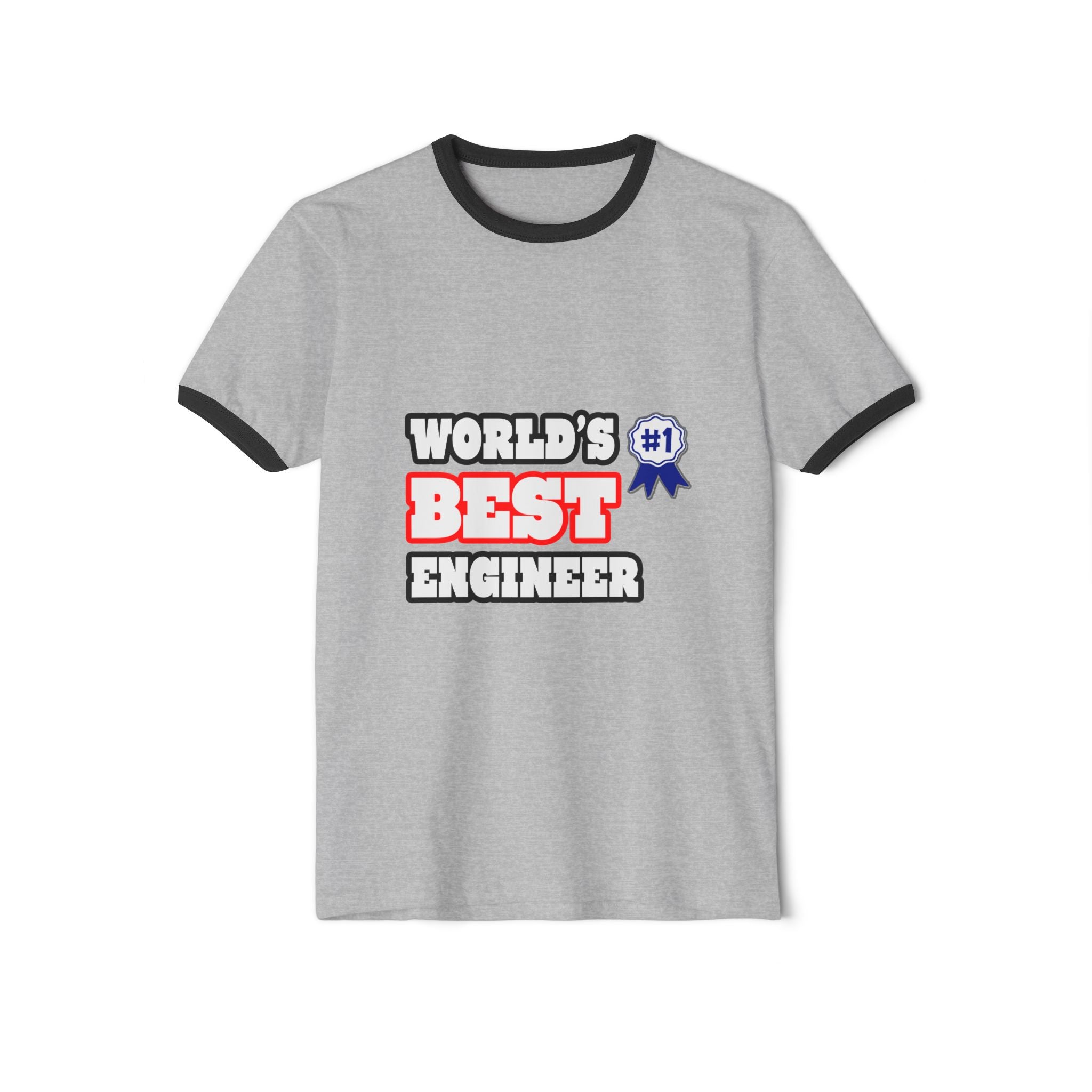 World's Best Engineer - Unisex Cotton Ringer T-Shirt