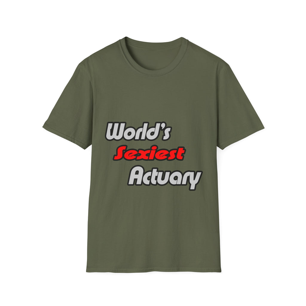 World's Sexiest Actuary - Unisex Softstyle T-Shirt