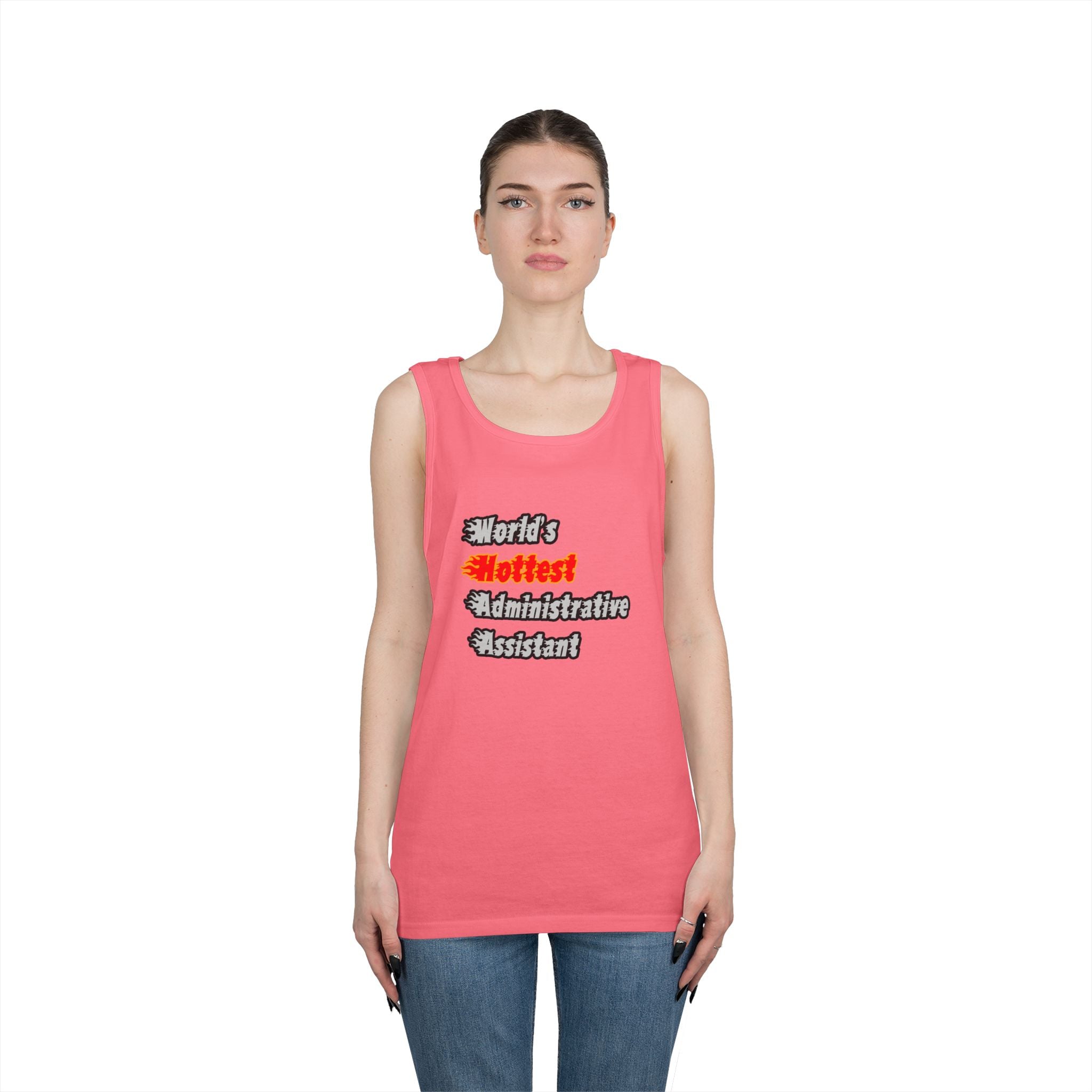 World's Hottest Administrative Assistant - Unisex Heavy Cotton Tank Top