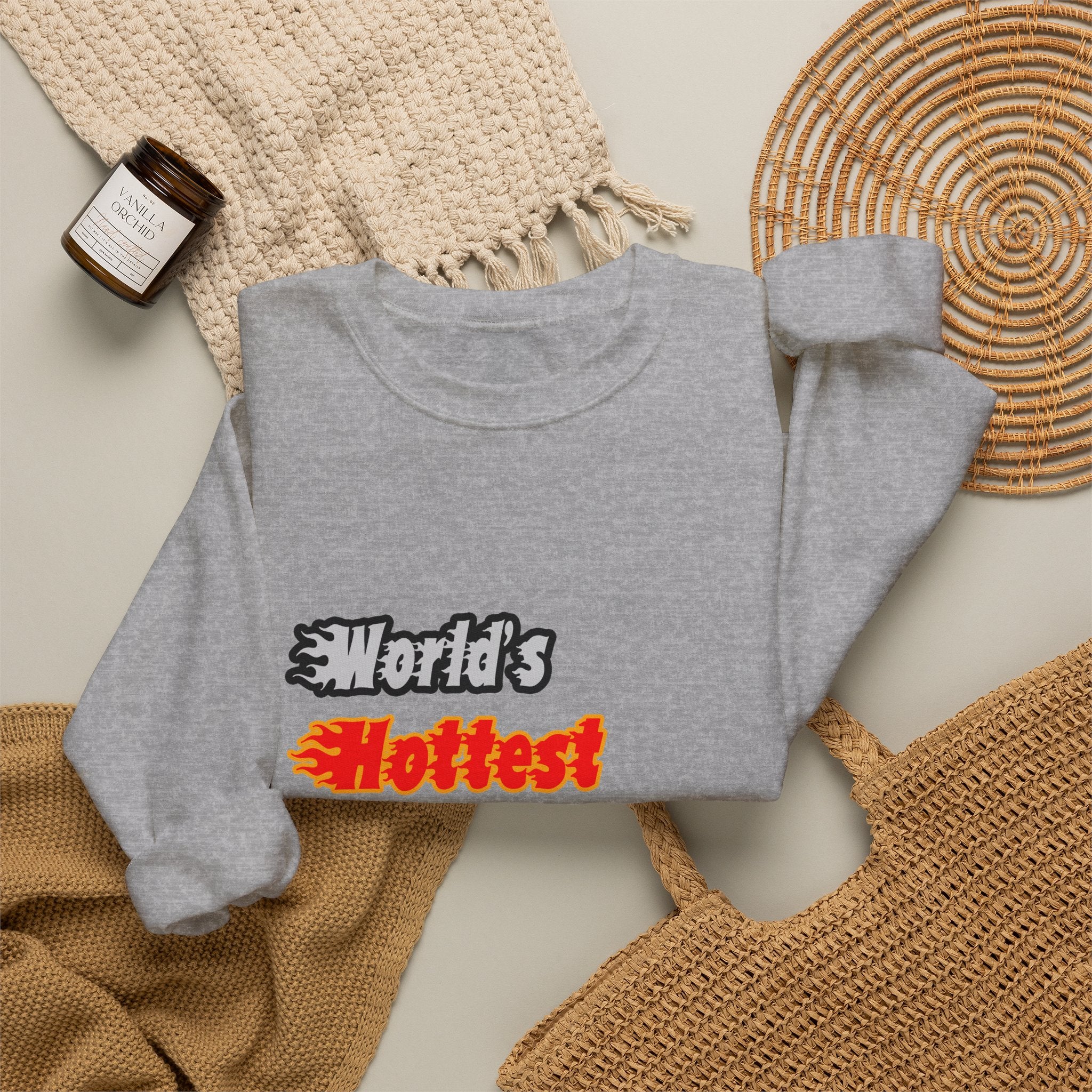 World's Hottest Administrative Assistant - Unisex Heavy Blend™ Crewneck Sweatshirt