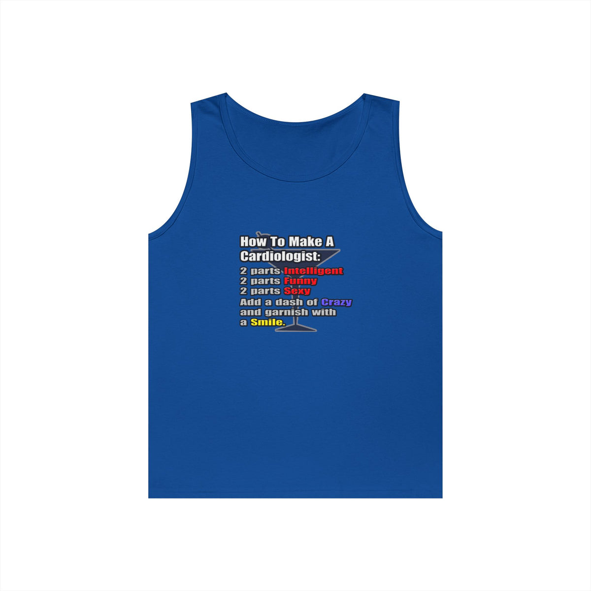 How To Make a Cardiologist - Unisex Heavy Cotton Tank Top