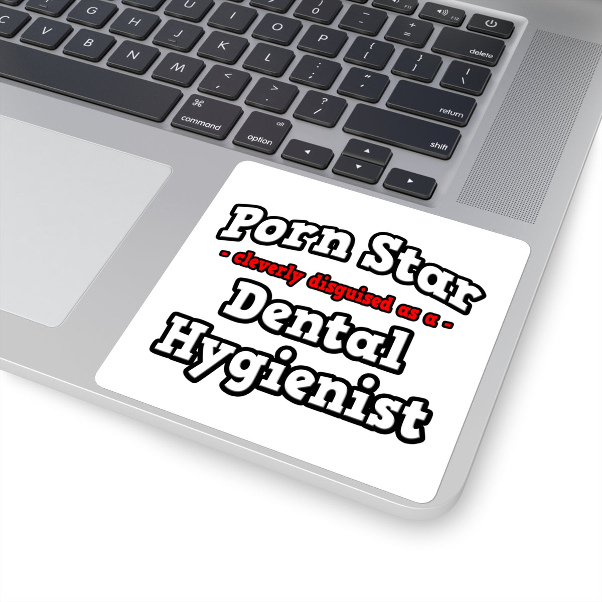 Porn Star...Dental Hygienist - Square Stickers